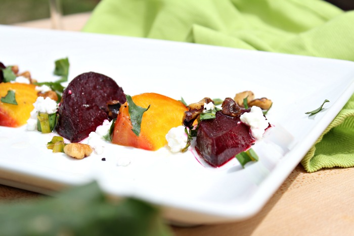 Roasted Beet and Goat Cheese Salad