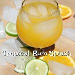 Tropical Rum Splash Cocktail