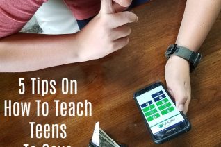 5 Tips On How To Teach Teens To Save Money | Parenting is full of lessons that we need to teach our children, and saving money for their future is a big one. These 5 Tips On How To Teach Teens To Save Money will help you and your teen on the road to financial success. Read more parenting tips, healthy recipes and traveling on a budget tips on foodwinesunshine.com | Food Wine Sunshine #teens #parenting #parenthood #saving #lifestyleblogger