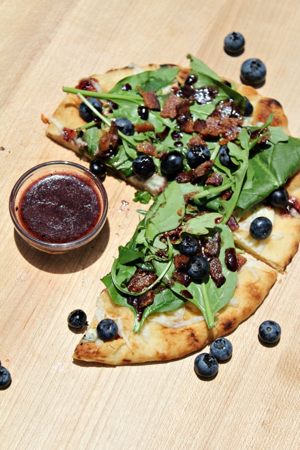 Blueberry and Bacon Pizza 