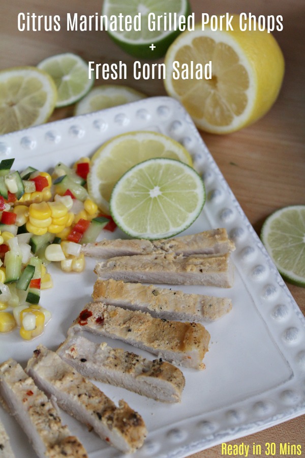 Grilled Pork Chops with Citrus Marinade