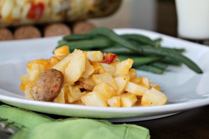 Healthy Sausage and Potato Casserole