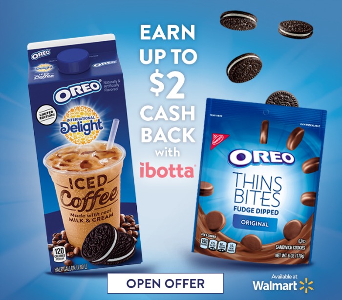 OREO and ID Iced Coffee ibotta Offer