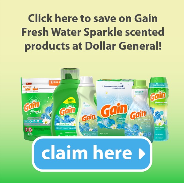 Gain laundry products coupons