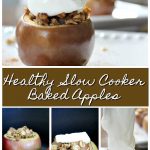 Healthy Slow Cooker Baked Apples
