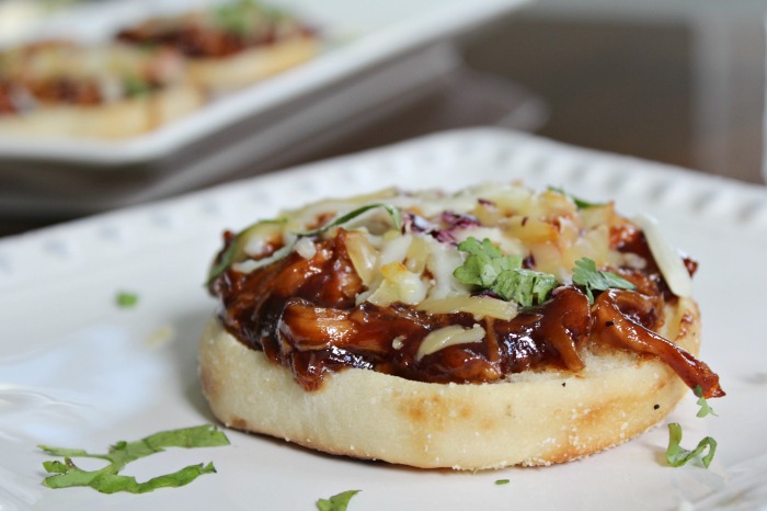 Individual BBQ Chicken Pizzas