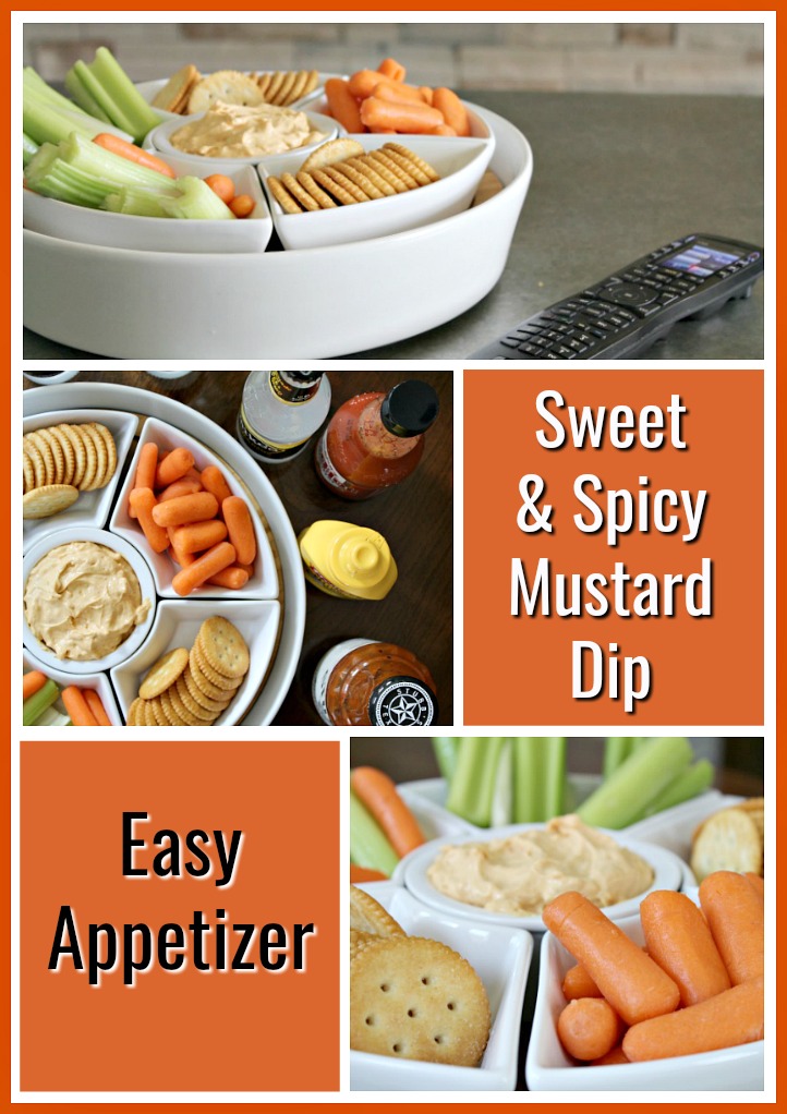 Easy Appetizer Spicy and Sweet Mustard Dip