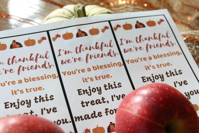 Free Thanksgiving Gift Tag Printable