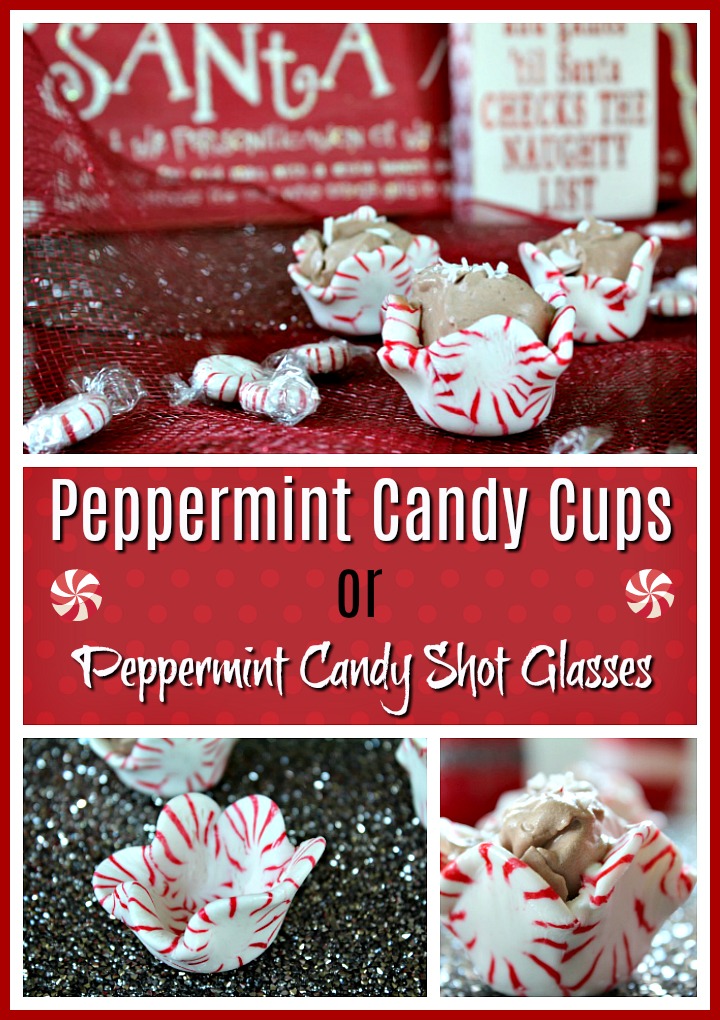 Peppermint Candy Cups  Peppermint Candy Shot Glasses