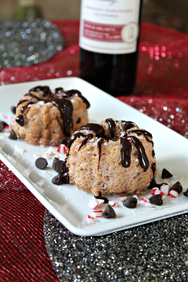 Tasty Peppermint Chocolate Angel Food Cake