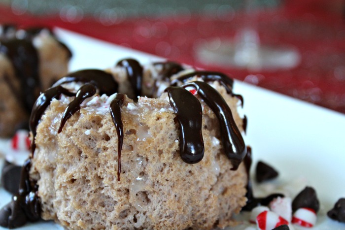 Easy Peppermint Chocolate Angel Food Cake