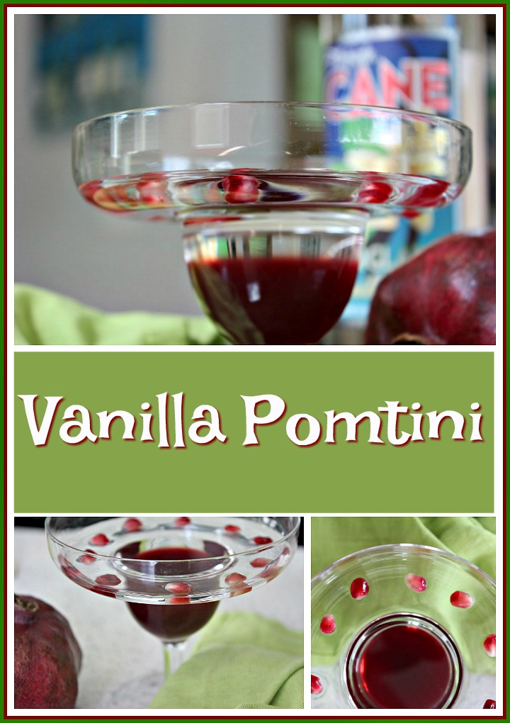 Vanilla Pomtini Cocktail