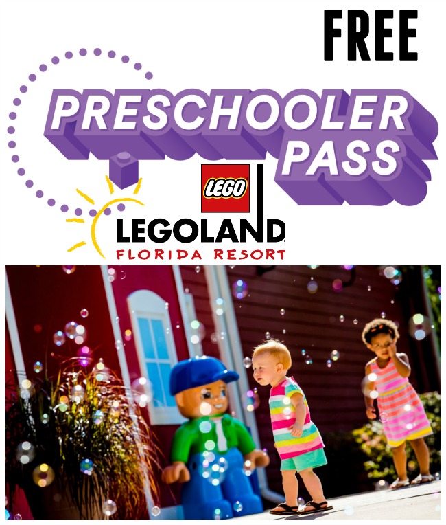 FREE LEGOLAND Florida Preschooler Pass LEGOLAND Florida