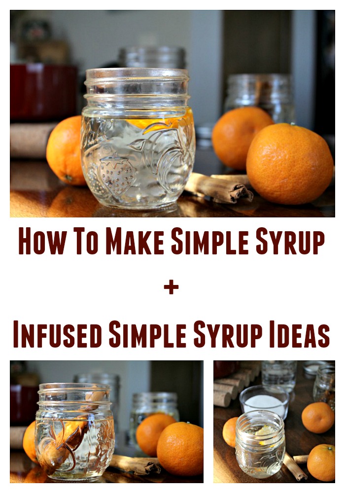 Flavor Infused Simple Syrups