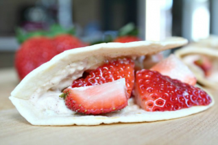 Strawberry Breakfast Tacos