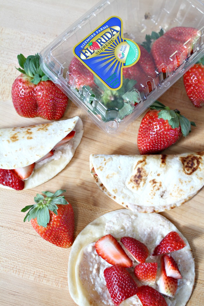 Fresh Strawberry Tacos