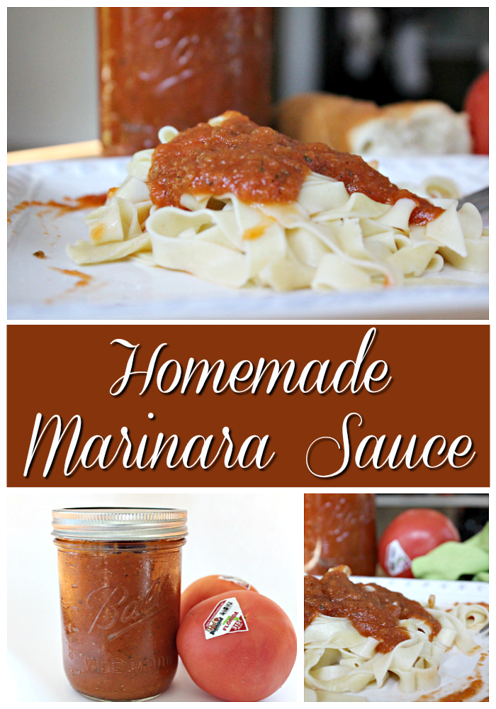 Homemade Marinara Sauce