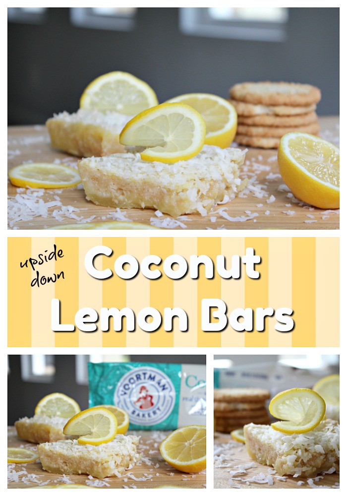 Best Coconut Lemon Bars with cookie crust