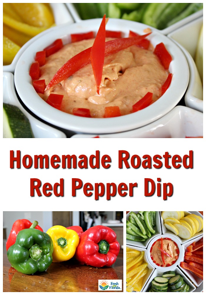 How to make Roasted Red Pepper Dip