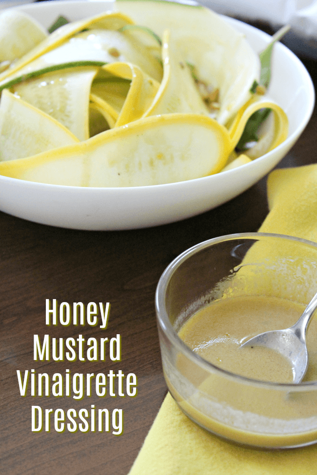 Easy Honey Mustard Vinaigrette Dressing