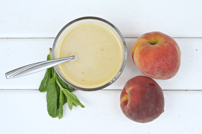 Mint & Peach Vinaigrette Dressing