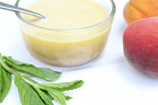 Mint & Peach Vinaigrette Dressing