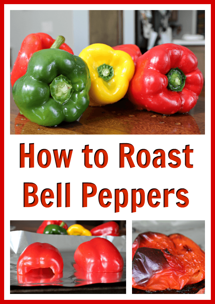 How To Roast Bell Peppers