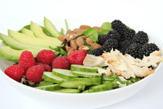 Berry Avocado Chicken Salad