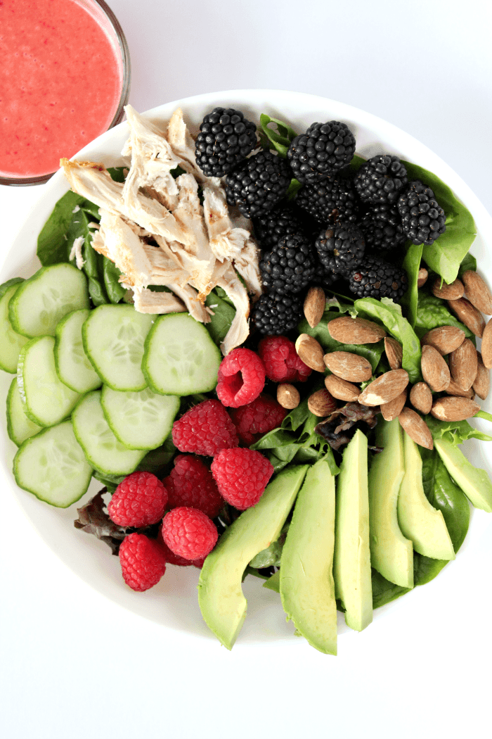 Berry Avocado Chicken Salad