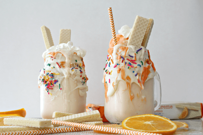 Orange Creamsicle Milkshake