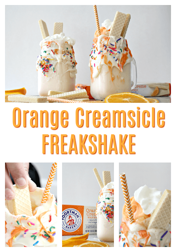 Orange Creamsicle Freakshake