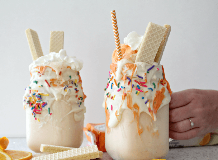 Best Orange Creamsicle Milkshake