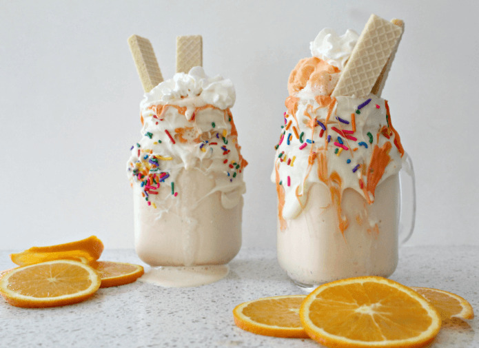 Orange Creamsicle Milkshake