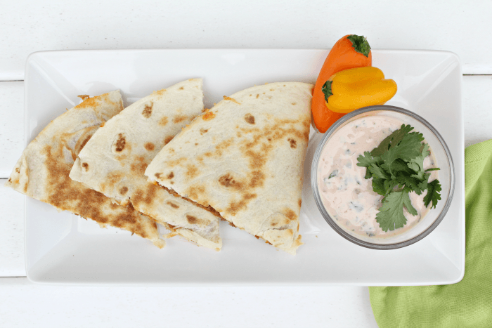 Easiest Cheese Quesadillas