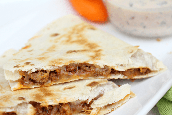 Easiest Cheesy Quesadillas