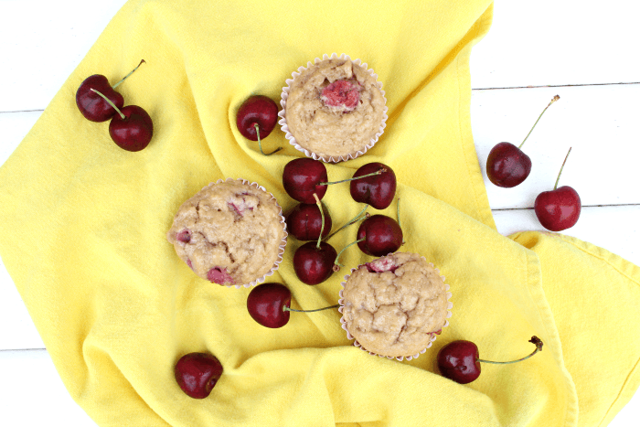 Easiest Homemade Cherry Muffins