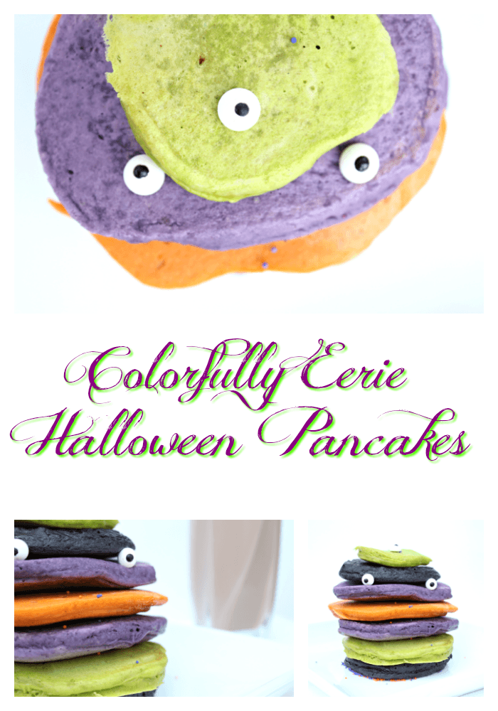 Best Colorful Halloween Pancakes