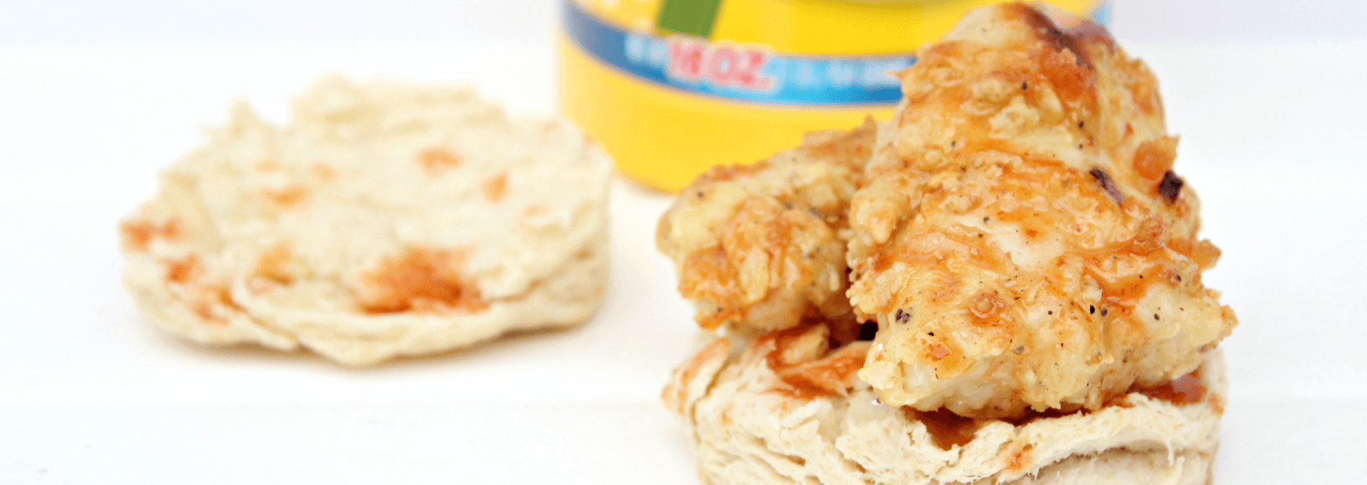 Oven Fried Chicken Biscuit