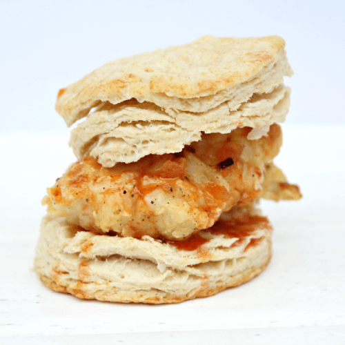 Oven Fried Chicken Biscuit