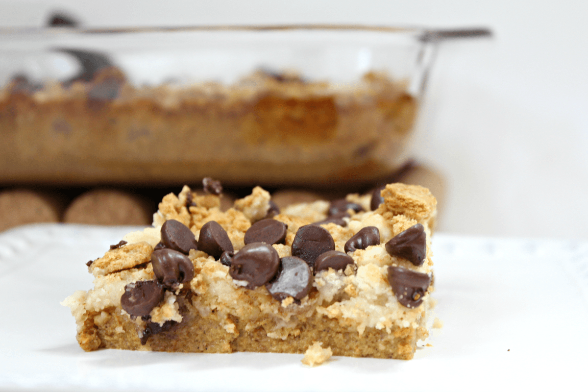 Chocolate Chip Pumpkin Dump Cake