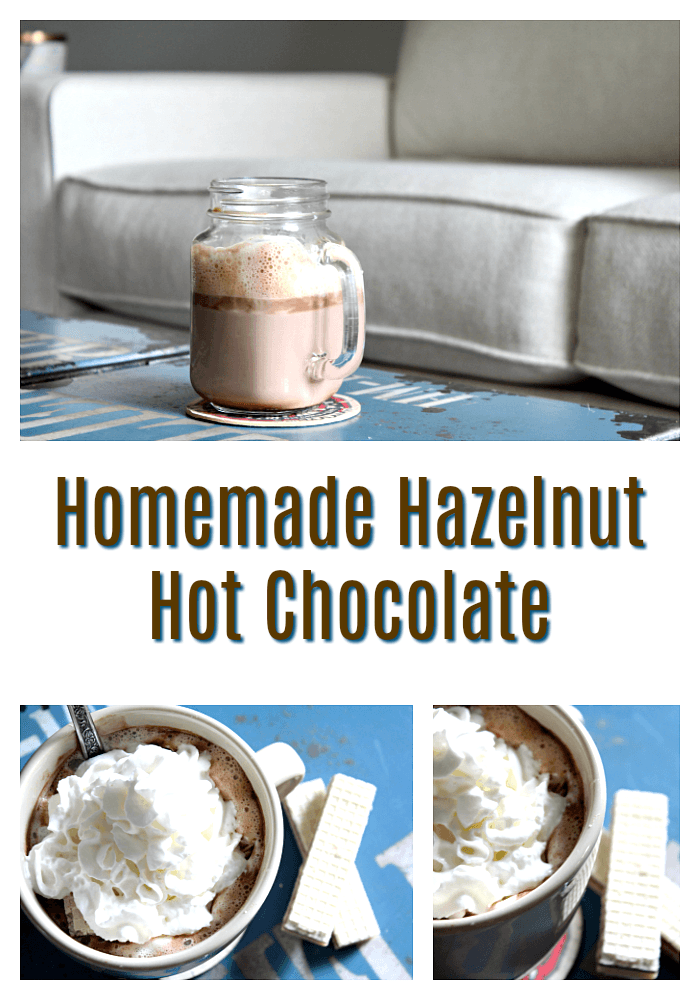 Homemade Hazelnut Hot Cocoa