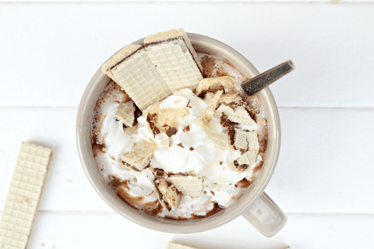 Easy Homemade Hazelnut Hot Chocolate