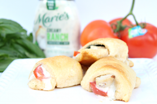 Tomato Basil Chicken Crescent Rolls