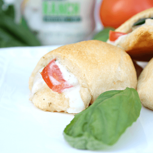 Tomato Basil Chicken Crescent Rolls