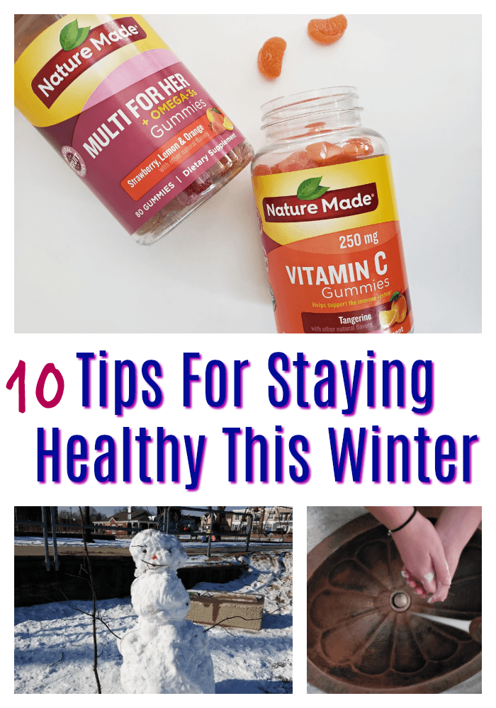 Tips For Staying Healthy In The Winter | Fight cold and flu season and the winter blues by following these simple 10 Tips For Staying Healthy This Winter. Read more healthy living tips, healthy recipes and fitness tips on foodwinesunshine.com