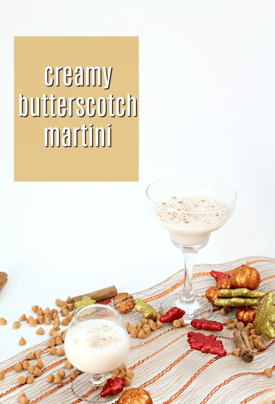 Creamy Butterscotch Martini