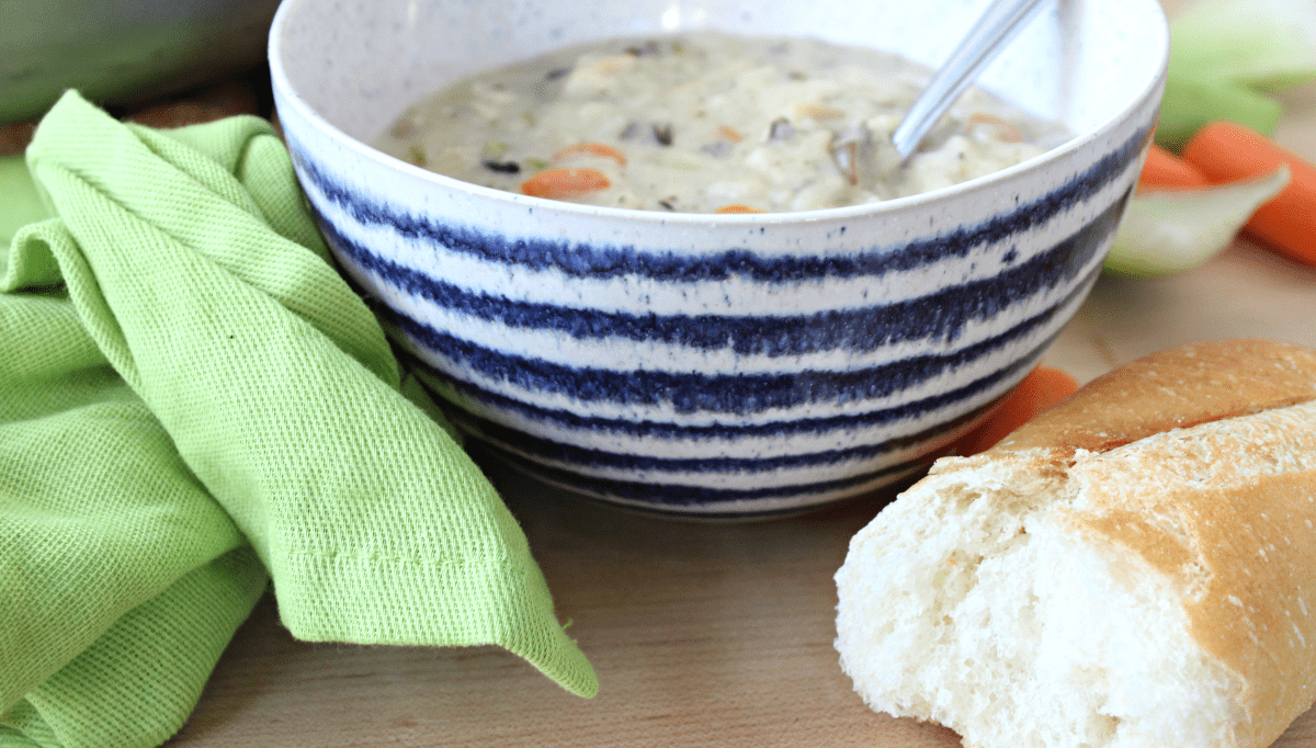 Creamy Turkey and Wild Rice Soup