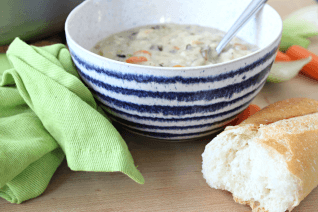 Creamy Turkey and Wild Rice Soup