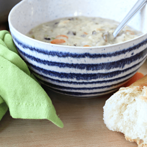 Creamy Turkey and Wild Rice Soup