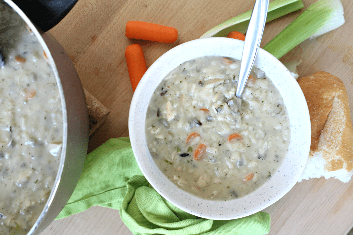 Tasty Turkey and Wild Rice Soup